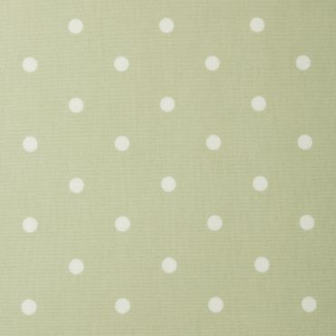 Dotty Sage Green Polka Dot Oilcloth Wipe Clean Tablecloth