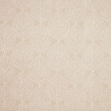 Taupe Large Leaf PVC Vinyl Wipe Clean Tablecloth