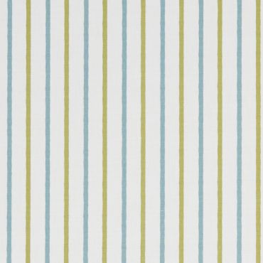 Red and White Stripe Cotton Fabric