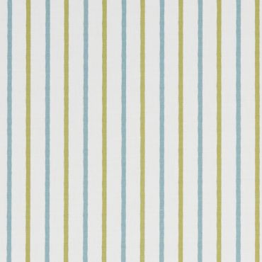 Red and White Stripe Cotton Fabric