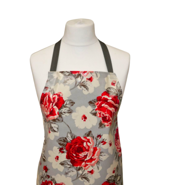 Cath Kidston Rose Bloom Floral Adult or Child Gloss Oilcloth Wipe Clean Apron