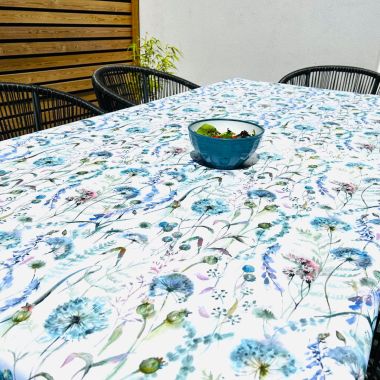 Montagna Pacific Waterproof Floral Indoor/Outdoor Wipe Clean Tablecloth