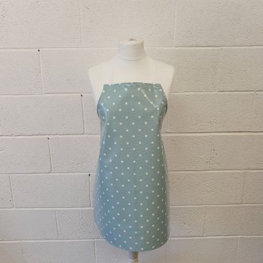 Dotty Duck Egg Oilcloth Wipe Clean Apron-Adult and Child Sizes