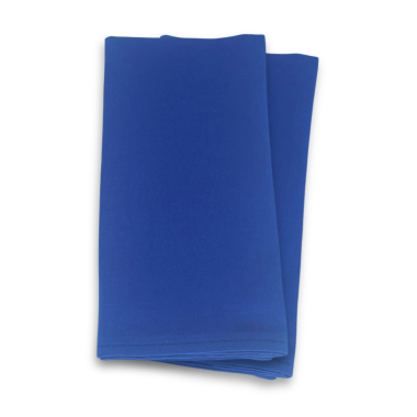 Plain Royal Blue 100% Fabric Napkin Set