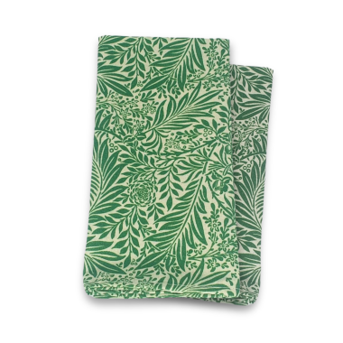 William Morris Larkspur Green 100% Fabric Napkin Set