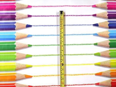 Crayons & Pencils PVC Vinyl Tablecloth