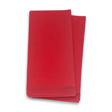 Plain Red 100% Fabric Napkin Set