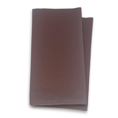 Plain Brown 100% Fabric Napkin Set 