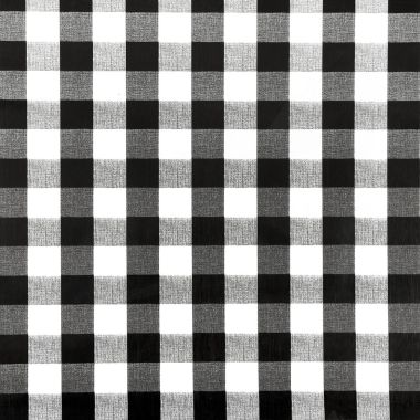 Black and White Gingham PVC Vinyl