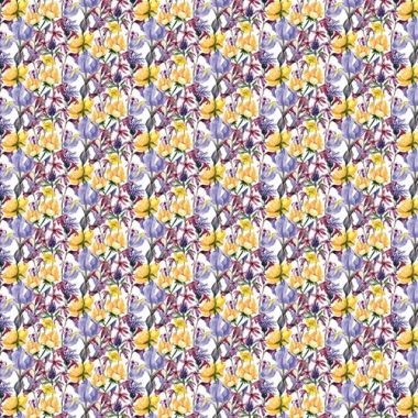 Multi Floral Wild Meadow Flowers Cotton Crafting Quilting fabric