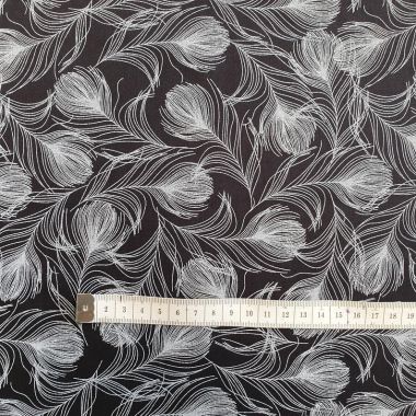 Red and White Stripe Cotton Fabric