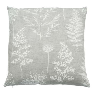 Chervil Dove Grey Fabric Cushion Cover