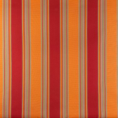 Outdoor Waterproof Fabric Burnt Orange and Red Stripes