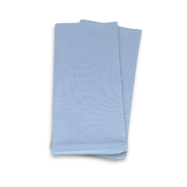 Plain Light Blue 100% Fabric Napkin Set