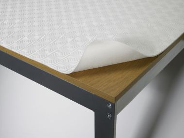 90cm Wide Cream Luxury Heat Resistant Table Protector