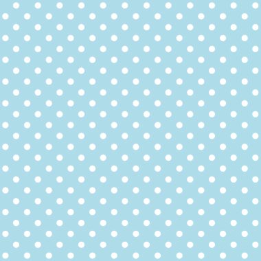 Dotty Sky Blue Polka Dot Curtain and Upholstery Fabric