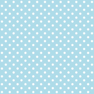 Dotty Sky Blue Polka Dot Curtain and Upholstery Fabric