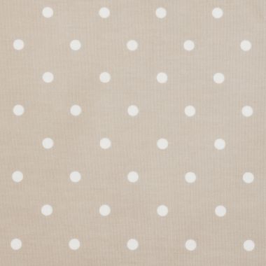 Dotty Taupe Polka Dot Curtain and Upholstery Fabric