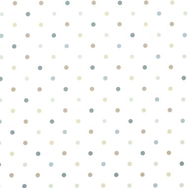 Dotty Taupe Duck Egg Blue Polka Dot Curtain and Upholstery Fabric