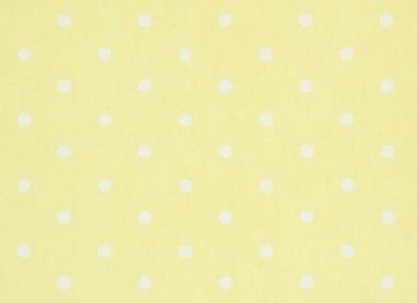 Yellow Polka Dot Curtain and Upholstery Fabric