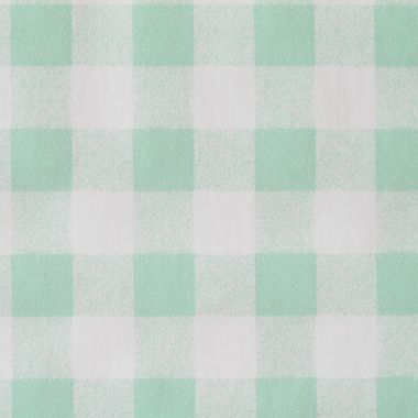 Taupe and White Gingham Check PVC Vinyl Wipe Clean Tablecloth