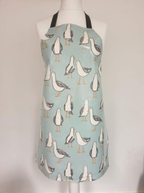 Duck Egg Seagulls Oilcloth Wipe Clean Apron