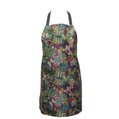 Green Duck Egg Dragonflies Bees and Butterflies Oilcloth Adult or Child Wipe Clean Aprons 