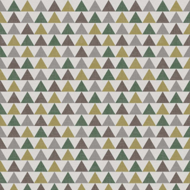 Green Silver Yellow Abstract Christmas Trees Triangles Christmas Wipe Clean PVC Vinyl