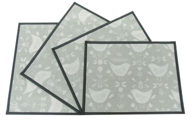 Grey Narvik Placemats