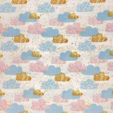  Crafting Quilting 100% Cotton Fabric Harmony Clouds