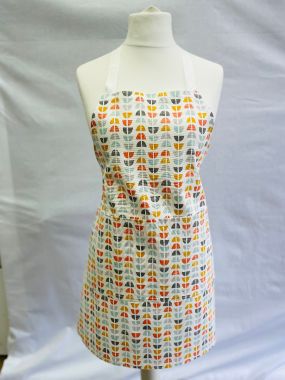 Odense Burnt Orange 100% Cotton Fabric Apron-Child and Adult Sizes Available