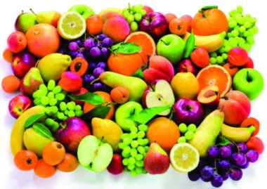 Multi Colour Fruit PVC Vinyl Tablecloth