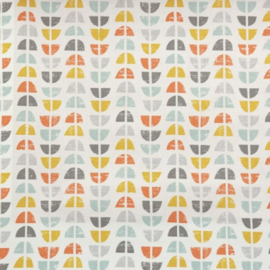 Odense Grey Curtain Fabric