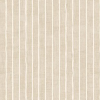 Taupe and White Stripes Matte Finish Wipe Clean Oilcloth Tablecloth