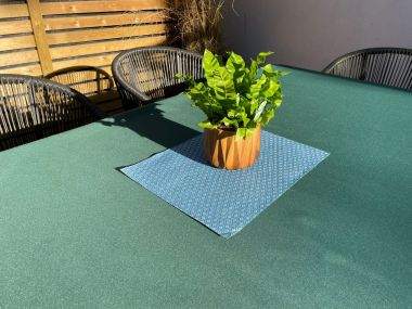 Plain Emerald Green Outdoor/Indoor Waterproof Tablecloth 150cm Wide