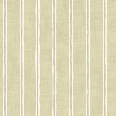 Sage Green Regatta Stripe 100% Cotton Curtain Upholstery Fabric