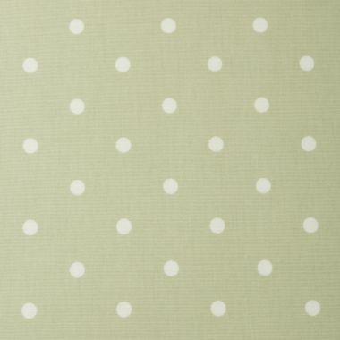 Dotty Sage Green Polka Dot Oilcloth Wipe Clean Tablecloth