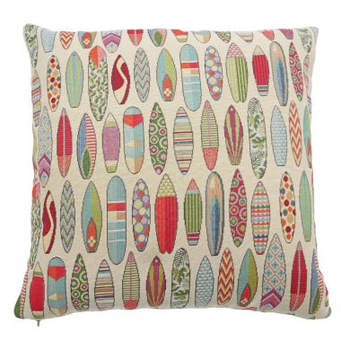 Tapestry Surfboards Fabric Cushion Cover