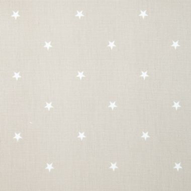 Create Your Own Accessories-Taupe And White Stars Oilcloth 