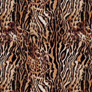  Crafting Quilting 100% Cotton Fabric Tiger Print