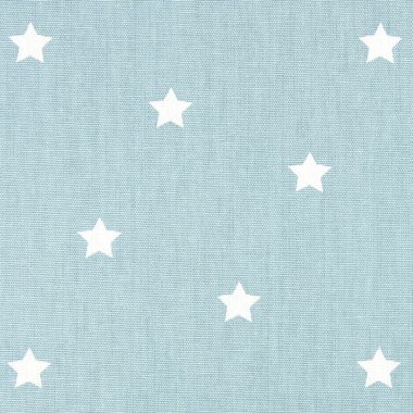 Twinkle Duck egg and White Star Oilcloth Wipe Clean Tablecloth