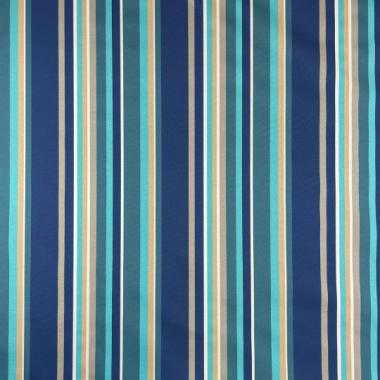 Outdoor Waterproof Fabric Whitley Bay Blue Stripes Fabric