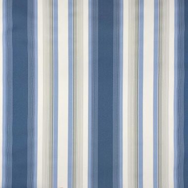 Outdoor Waterproof Fabric Woolacombe Sky Blue Stripes Fabric