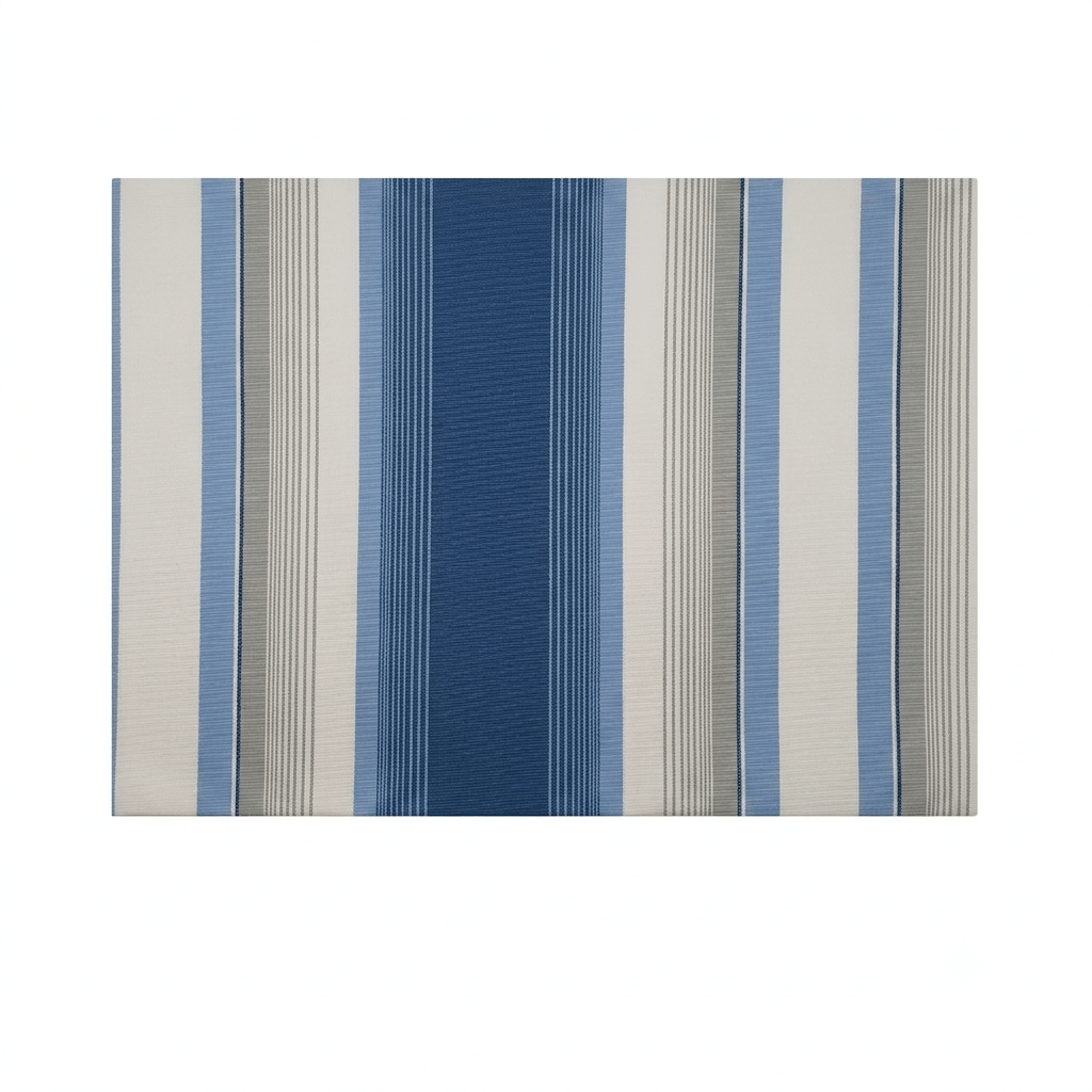 Woolacombe Sky Blue Stripes Water Repellent Set of 4/6 or 8 Placemats