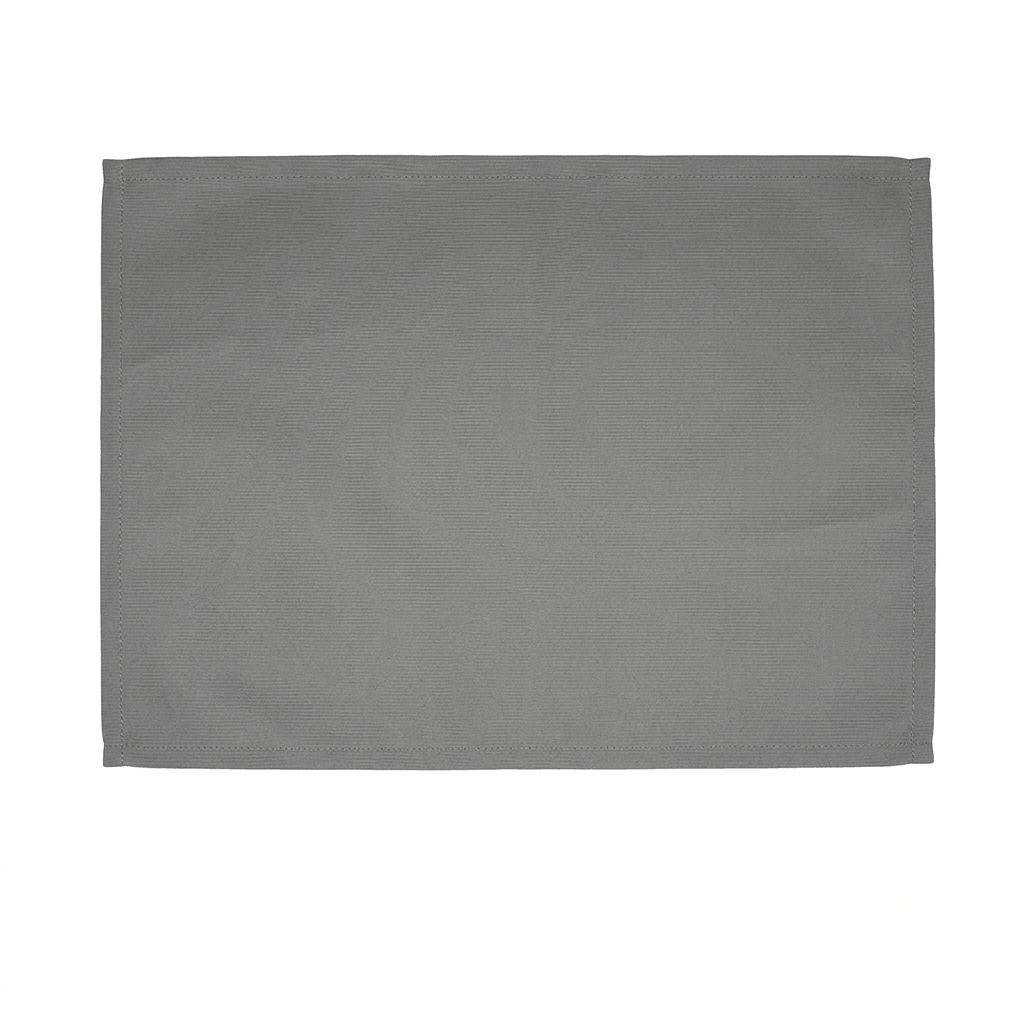 Plain Grey Water Repellent Set of 4/6 or 8 Placemats

