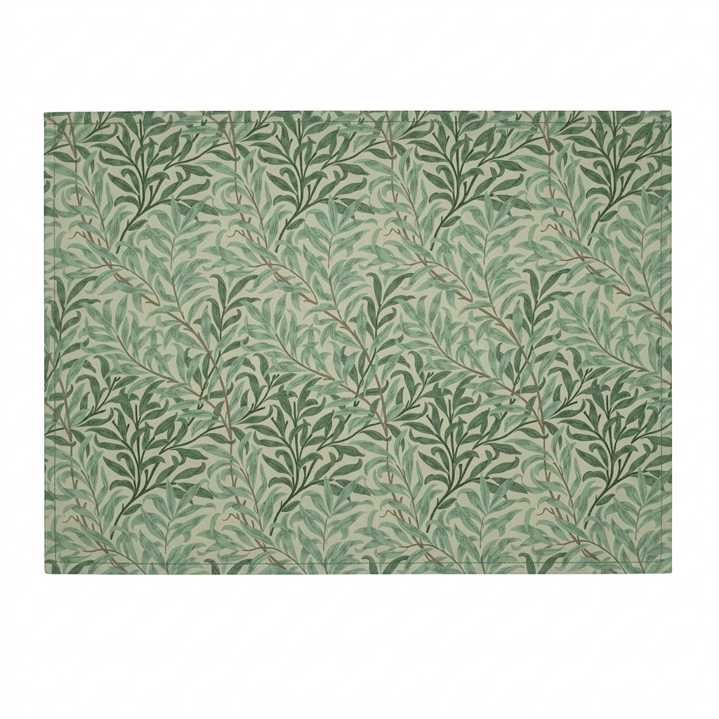 William Morris Willow Bouf=gh Sage Green Placemats