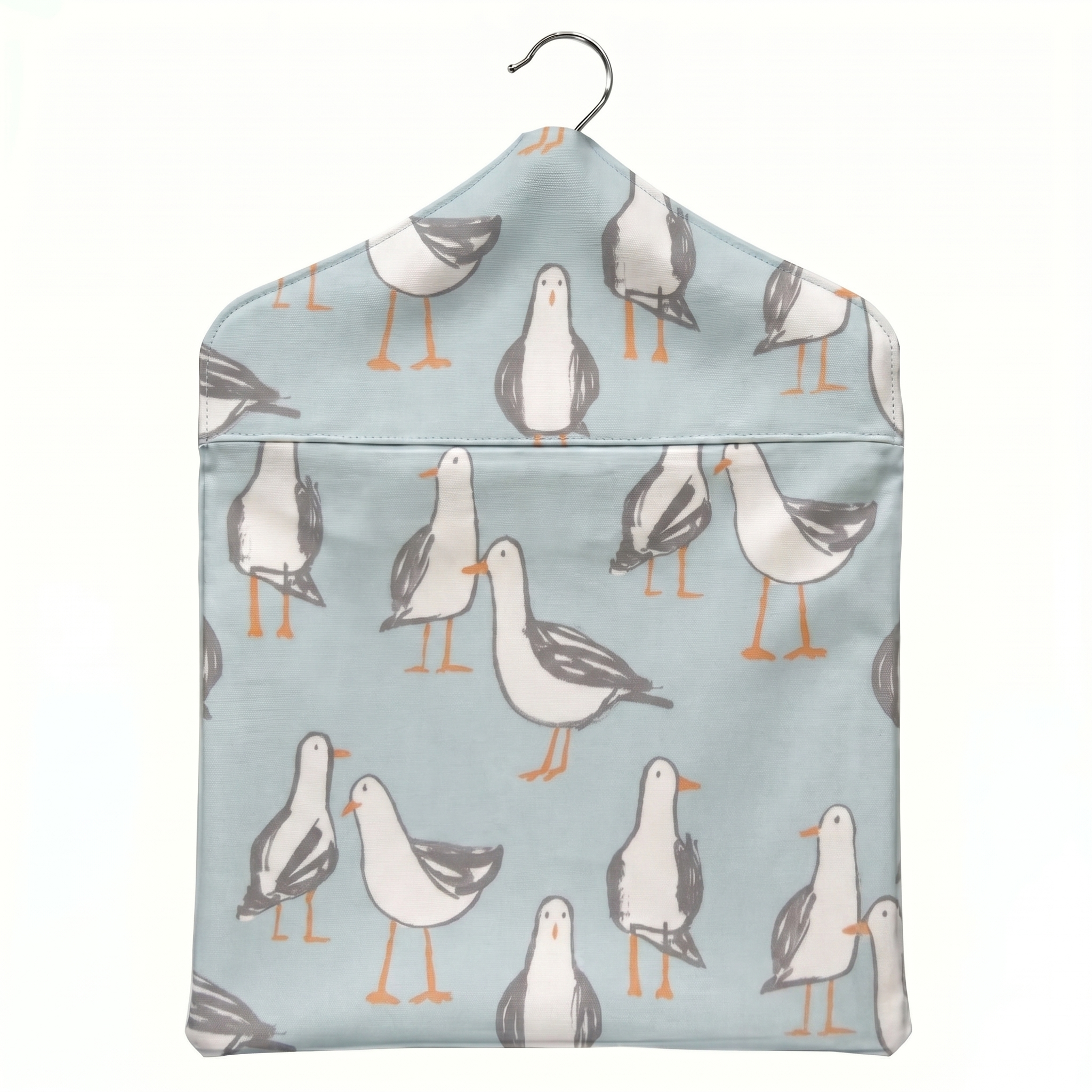 Duck Egg Seagulls Wipe Clean Oilcloth Peg Bag