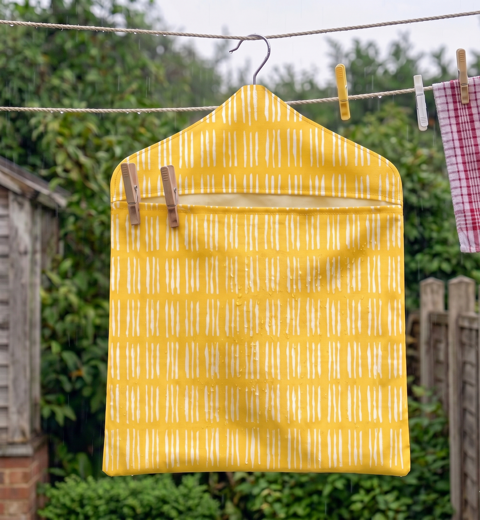 Ditto Ochre Oilcloth Peg Bag 