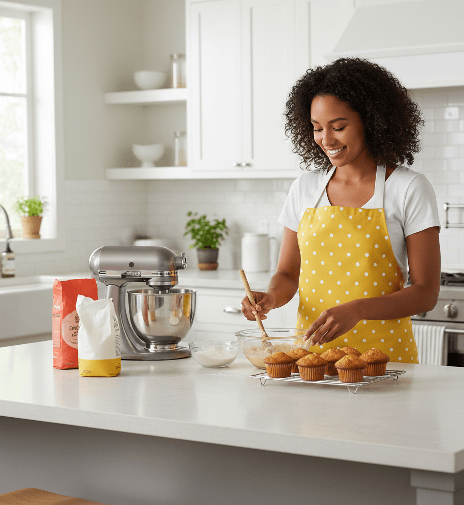Dotty Mustard Yellow Polka Dot Oilcloth Wipe Clean Apron
