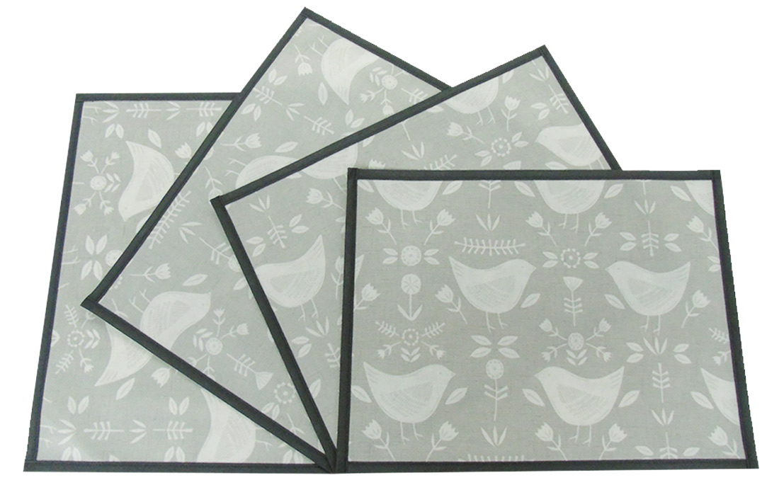 Grey Narvik Placemats
